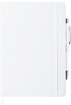 Bloc-notes personnalisé Robin PU blanc