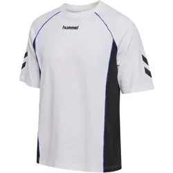hummel, Unisex, Sportshirt, Hmlblaze26 Athleisure T-Shirt S/S (S), Weiss, Schwarz, S