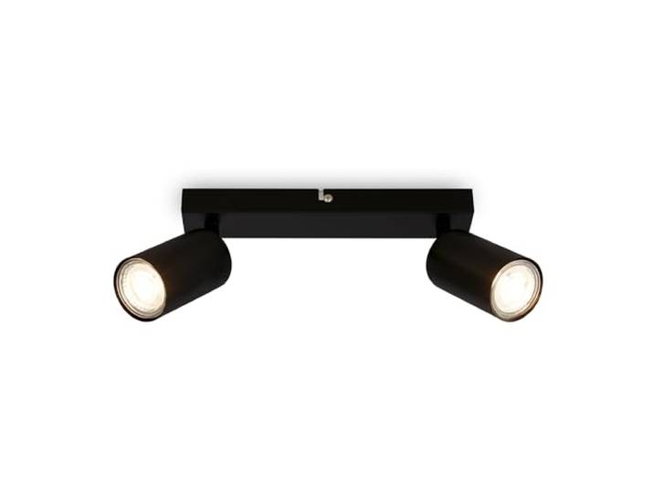 BRILONER - Plafonnier LED\, douille GU10\, max. 9 W\, lustre de salon\, lustre de chambre à coucher\, lustre de cuisine\, lustre de salle de bain\, spot led de plafond\, lustre mural d'intérieur