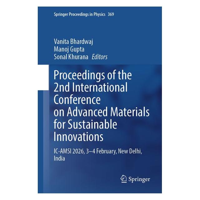 Umbreit Proceedings of the 2nd International Conference on Advanced Materials for Sustainable In (Englisch, Hardcover, Manoj Gupta, Sonal Khurana, Vanita Bhardwaj) (72151162)