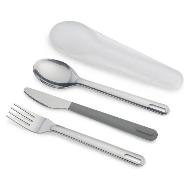 Joseph Joseph Reisebesteck-Set, grau, DUO (Besteck Set) (81135)