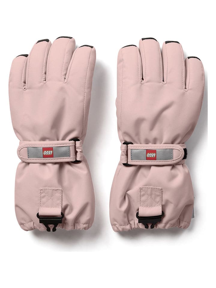 LEGO Ski-/ Snowboardhandschuhe "Atlin" in Rosa - 110/116