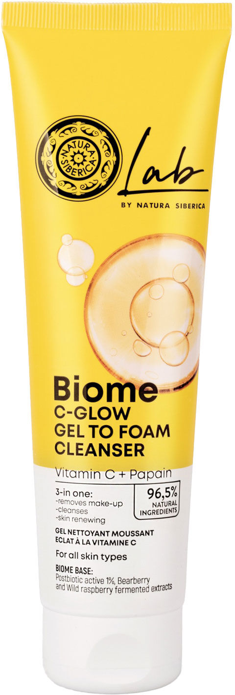 NATURA SIBERICA Lab Biome C-Glow Gel To Foam Cleanser 140ml