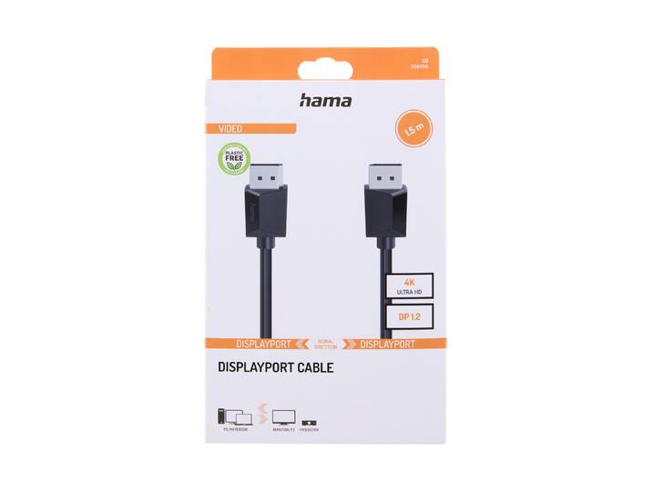 DisplayPort-Kabel Essential Line 00200696 1.5 m Schwarz