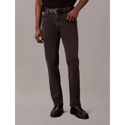 Slim-fit-Jeans CALVIN KLEIN JEANS, Herren, Gr. 32, Länge 30, schwarz (ck essential schwarz), Denim/Jeans, Obermaterial: 98% Baumwolle, 2% Elasthan, slim fit lang, Jeans Slim-fit-Jeans, Slim fit mit Taschen