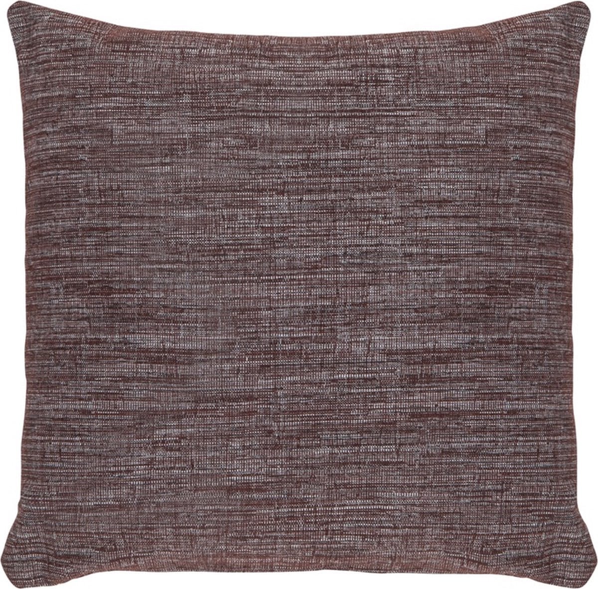 Linen & More Alicante Sierkussen - Donkerbruin - 45 x 45 cm