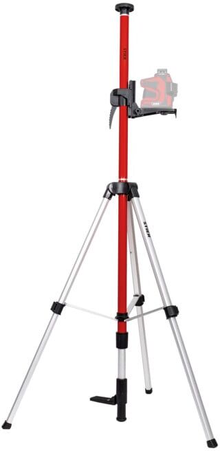 Tige télescopique STIER pour laser à lignes croisées, 360 cm (905549)