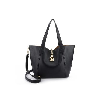 Tragetasche U.S. POLO ASSN. "HELCHO SHOPPING BAG Damen", Damen, Gr. B/H/T: 14cm x 29cm x 14cm onesize, schwarz, Polyurethan, Taschen, Tragetasche Damen, Shopper, Einkaufstasche, Fashion, Lifestyle, Sale