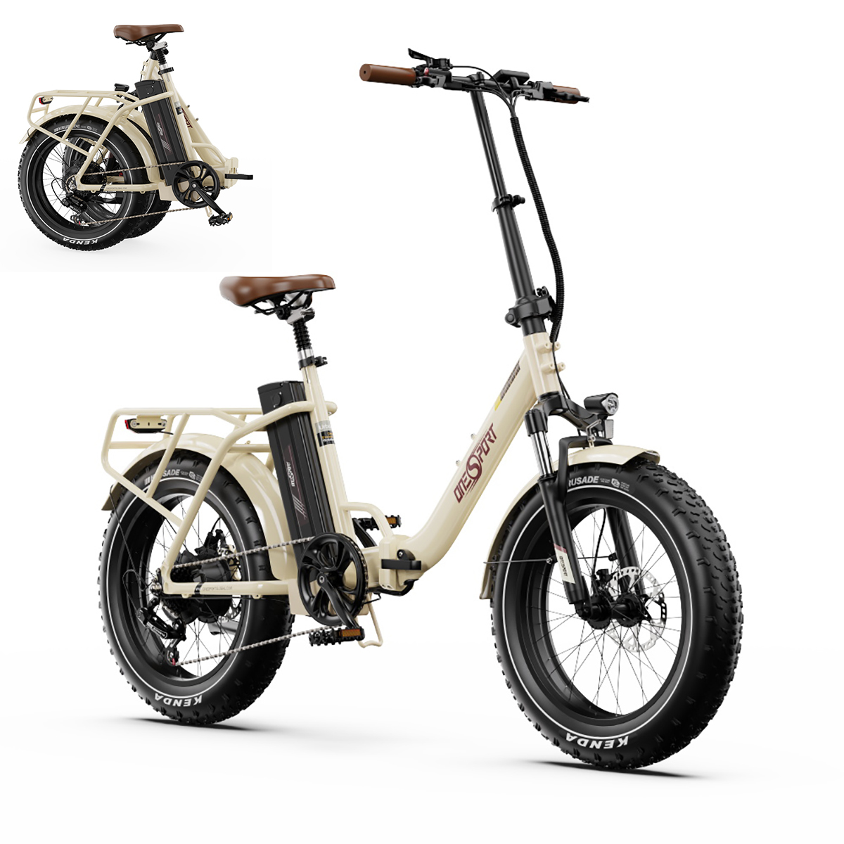 20" Elektrofahrrad ebike Pedelec, 250W Motor, 48V 18AH
