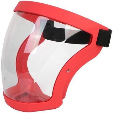 DynamicDeals Protective Full Face Shield With Filters For Motorcycle & Cycling red