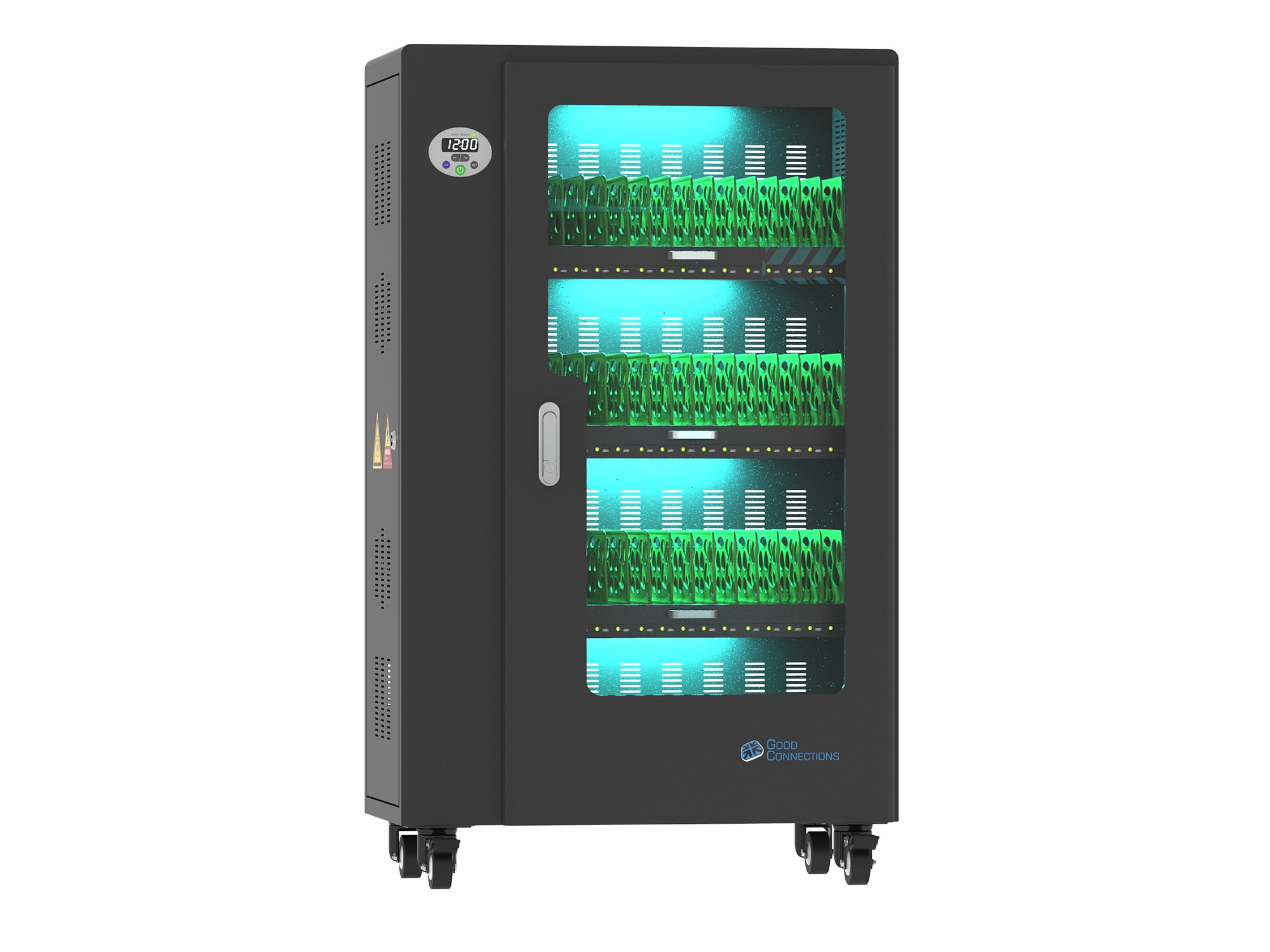 Good Connections GC ANTARES PRO T60C Ladewagen bis 11" USB-C 30W PD3.0 UVC-Desinfektion schwarz PCT01-C60S