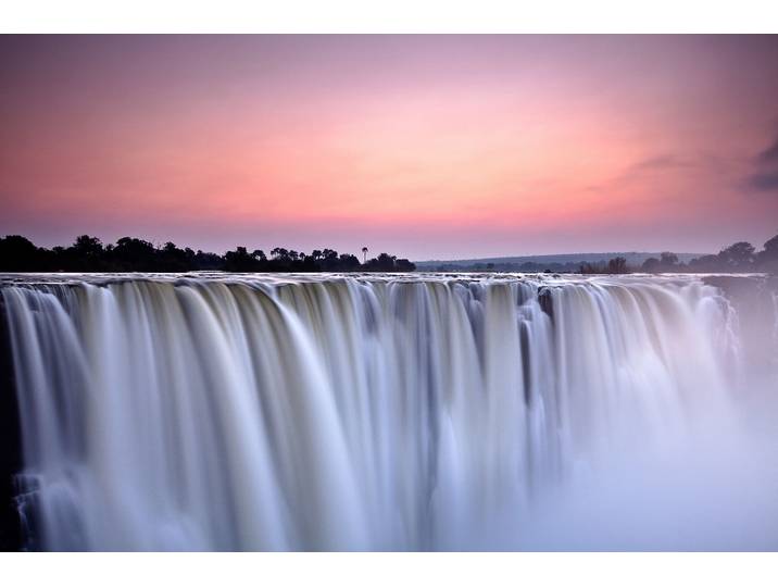 Fototapete PAPERMOON Victoria Falls , bunt, B:4m L:2,6m, Vlies, Tapeten, Fototapete
