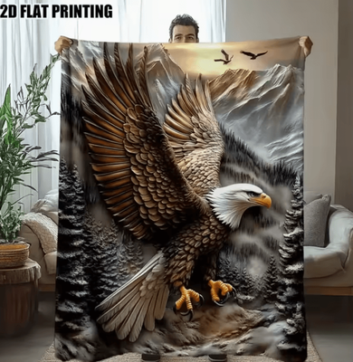 Inspire Curations Tropical Jungle Birds Soft Flannel Throw Blanket 6 70x100cm