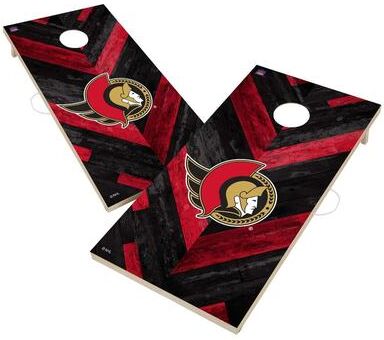 Skip's Garage Ottawa Senators NHL Cornhole Board Set