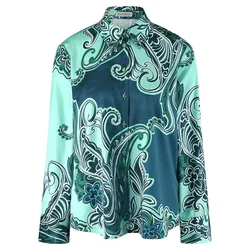 Bluse Uta Raasch grün, 38