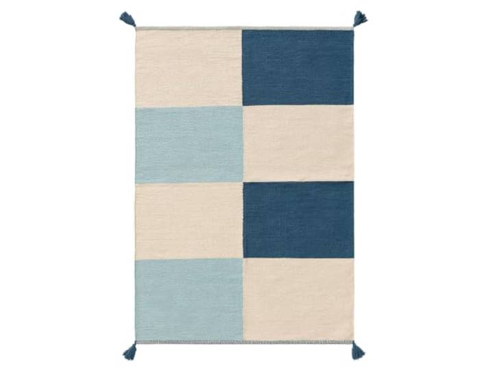 benuta Lytte Kinderteppich Anton - Multicolor/Blau 160x230 cm - 100% Baumwolle - Rechteckig & im Style: Kindermotive, Scandi Living - Pflegeleicht für Wohnzimmer Schlafzimmer