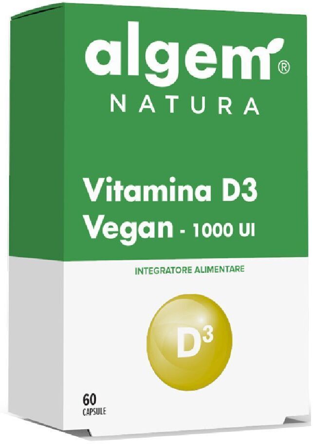 ALGEM NATURA Srl Algem Natura Vitamina D3 Vegan 1000 UI, 60 capsule