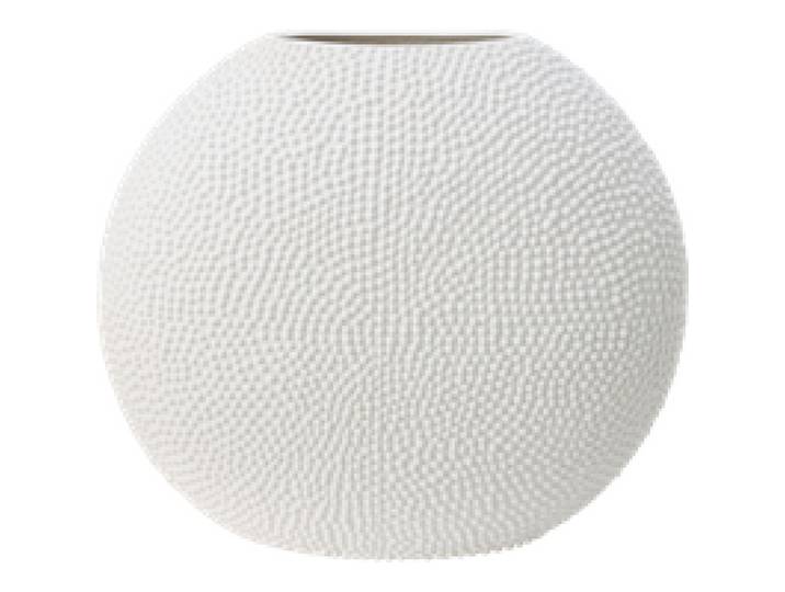 Vase céramique déco texturé blanc 42 cm Sila