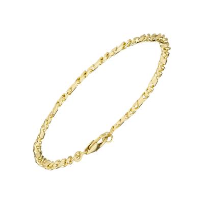 Goldarmband JOBO, gold (gelbgold 333), Armbänder, Damen, 19cm, Gelbgold 333, Goldarmband, 333 Gold massiv 19 cm