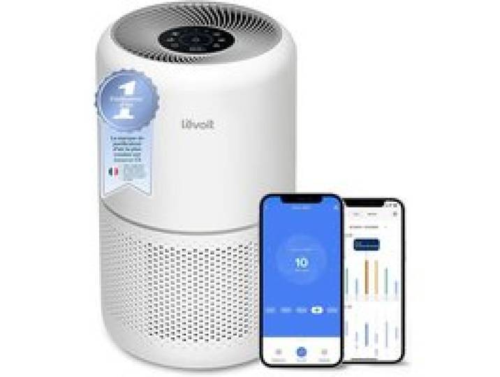 LEVOIT Core 300S — Purificateur dair HEPA intelligent CADR 240 m³/h silencieux 22 dB jusquà 41 m²