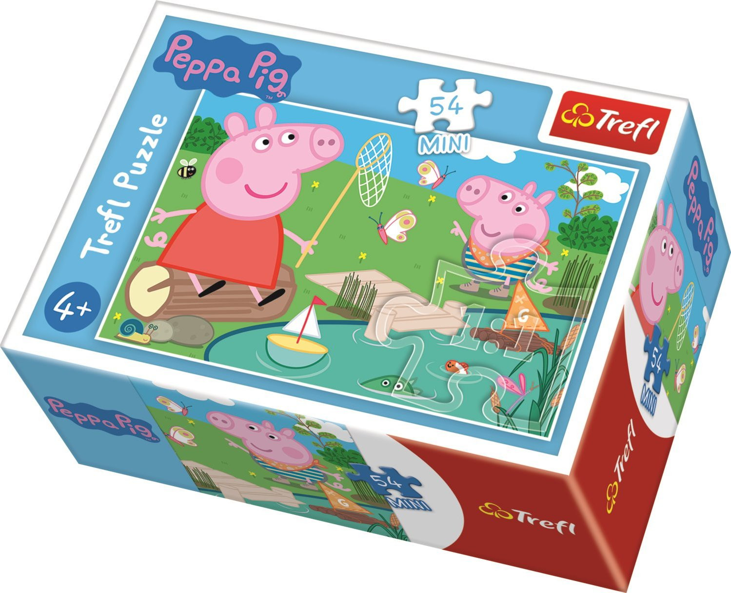 TREFL Puzzel Peppa Pig Bij het meer, 54 stukjes