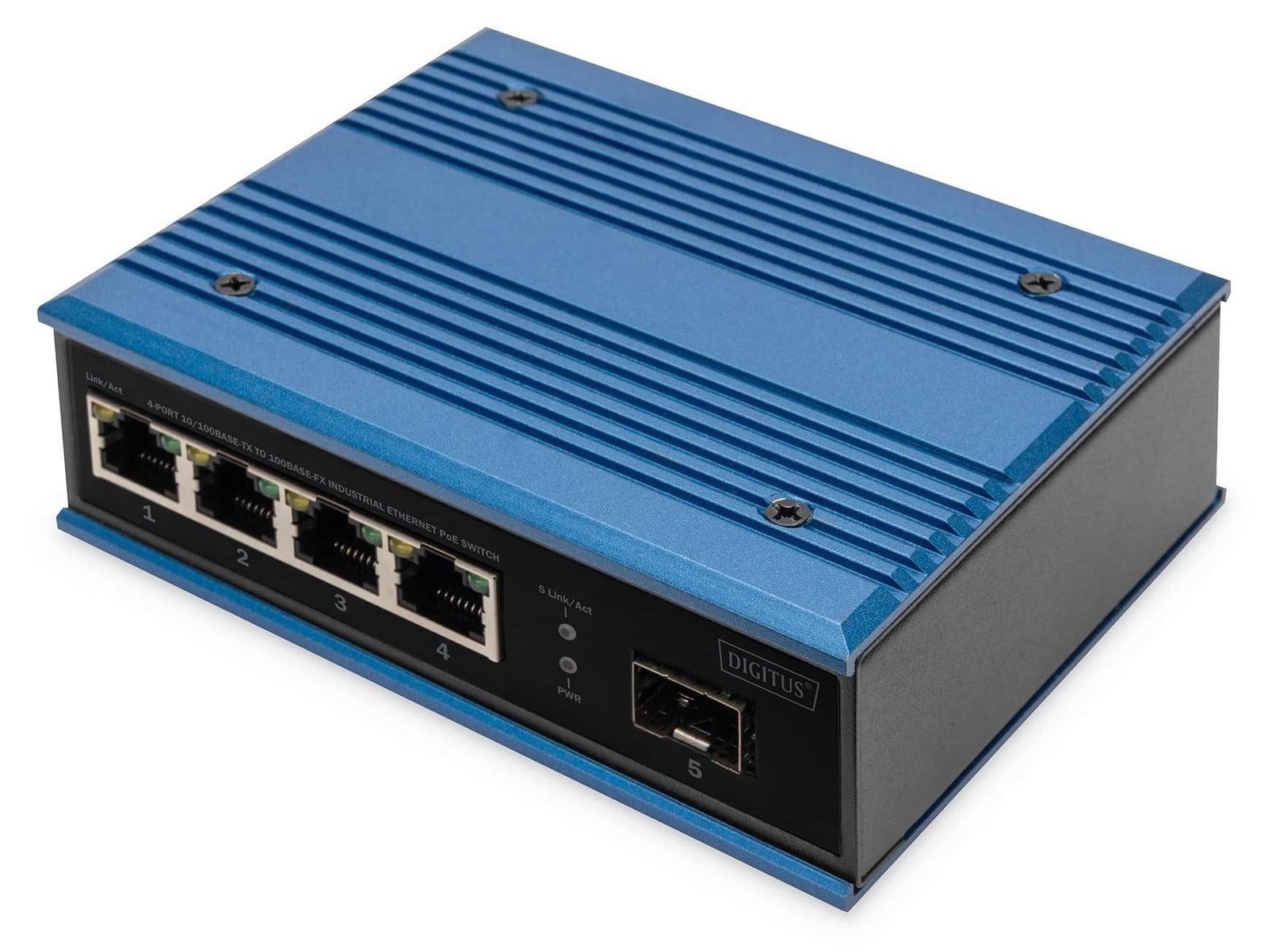 DIGITUS DN-651131 Industriële Fast Ethernet switch met 4 poorten
