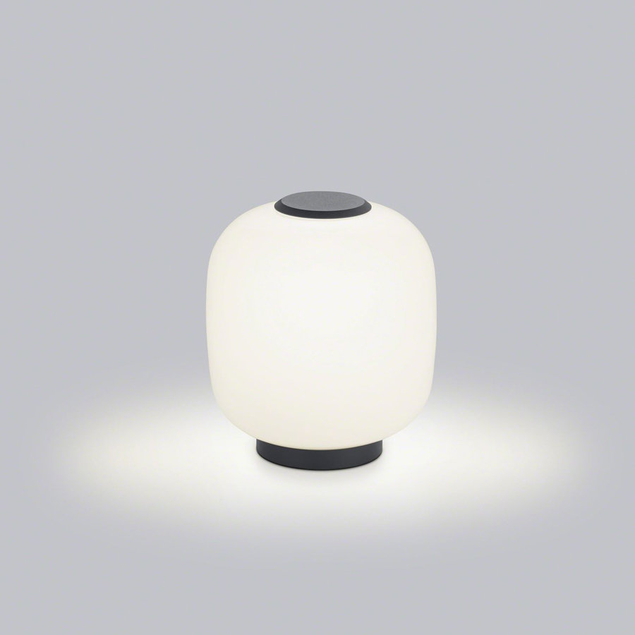 Helestra LED-Tischleuchte MILO mattschwarz Ø 18 cm 19/2611.22 4022671121415