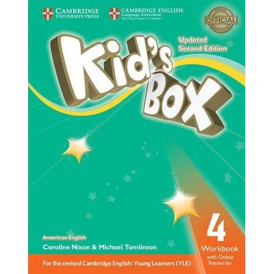 Kid's Box Level 4 Workbook with Online Resources American English, Taschenbuch von Caroline Nixon,Michael Tomlinson, Cambridge University Press,