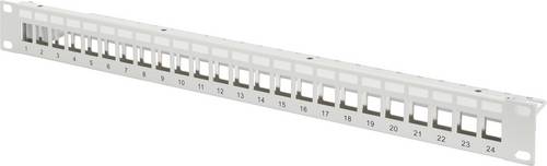 Digitus DN-91410 24 Port Netzwerk-Patchpanel 483mm (19 ) Unbestückt 1 HE Unbestückt