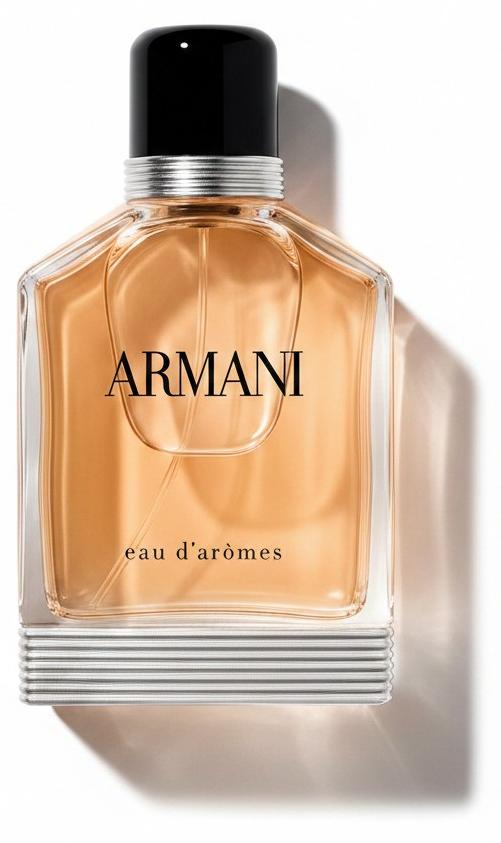 Giorgio Armani Eau D'arômes, Männer, 100 ml, Nicht nachfüllbare Flasche, Bergamotte, Ingwer, Pfeffer, Vetiver