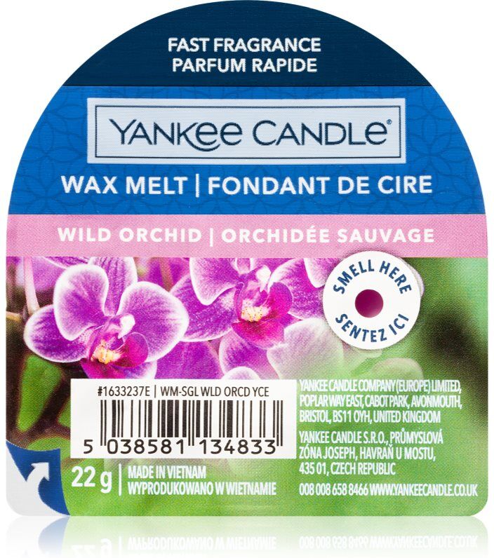 Yankee Candle Wild Orchid tartelette en cire 22 g
