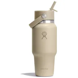 Hydro Flask 710ml Wide Flex Straw Travel Cap Isolierflasche - STK - tonal oat