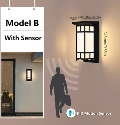 Multisell Products Hub Waterproof Sensor Wall Light, Exterior Garden Lamp For Porch, Balcony, Street cold White mb With Sensor 16w