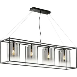 Pendelleuchte SAMU (LB 115x25 cm) - schwarz - LB 115x25 cm