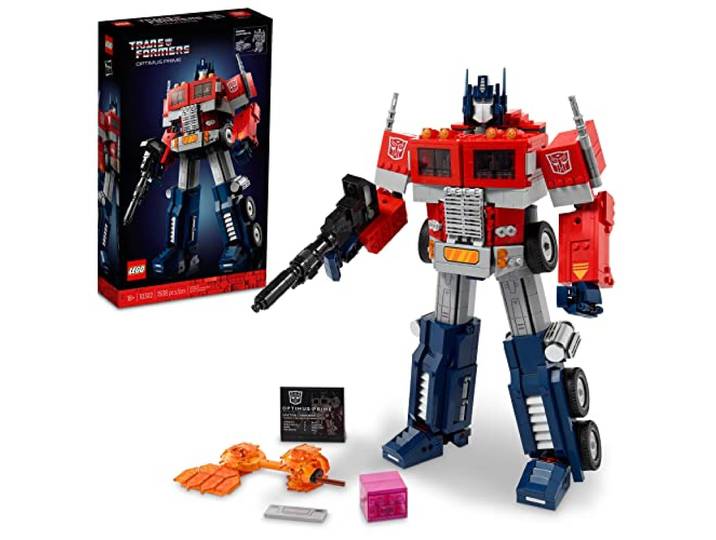 LEGO Optimus Prime 10302 - Bauset für Erwachsene, Bauen Sie EIN Sammlermodell Einer Transformers-Legende (1.508 Teile), Standard