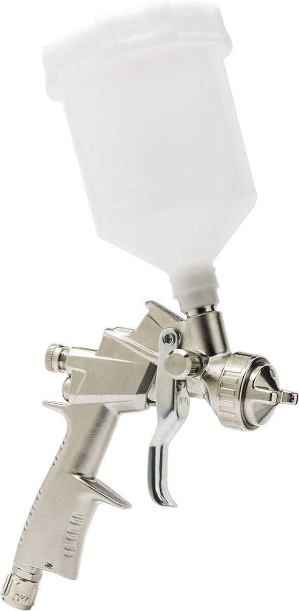 Professionele Airbrush Spuitpistool Set met Accessoires - Zilver/Aluminium