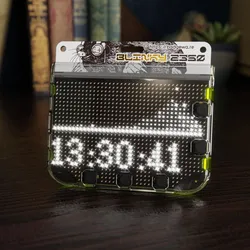 Pimoroni Blinky 2350 Badgeware Badge, LED-Matrix 872 LEDs, RP2350, Wi-Fi, BT, USB-C, 1000mAh - Auswahl: Blinky + STEM Kit
