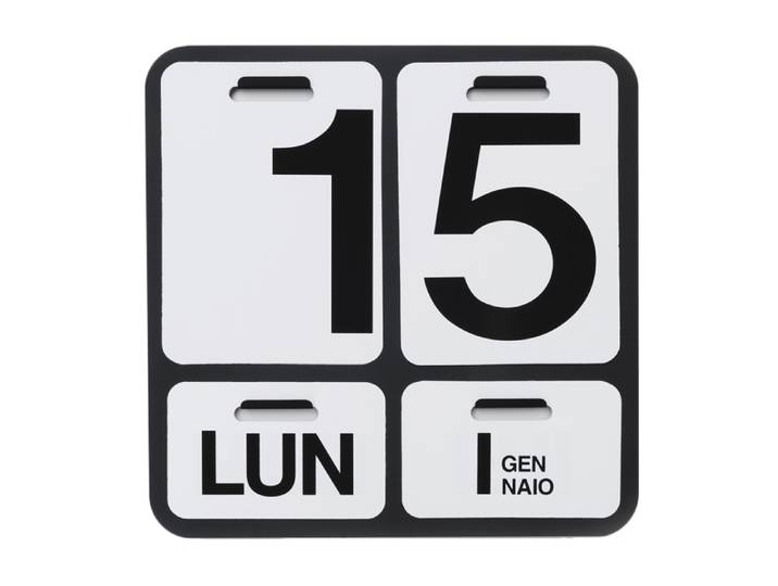 DANESE calendrier FORMOSA (noir / noir - Aluminium)