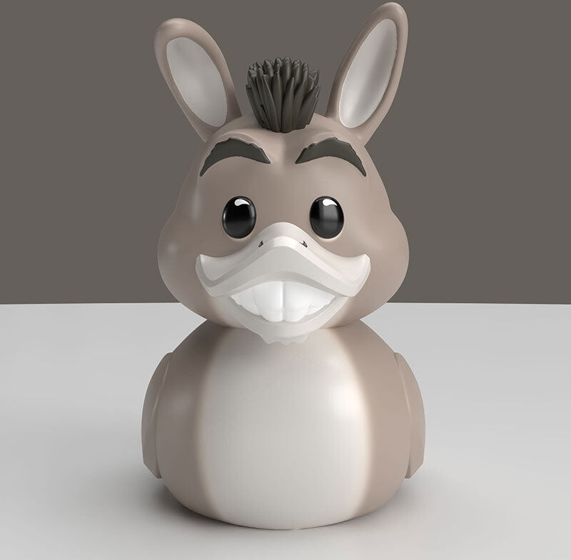 TUBBZ Shrek Donkey Mini Edition Collectible Duck Figure - 5 cm Tall - Officially Licensed Collectible - Numskull Designs