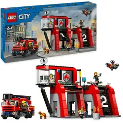 LEGO CITY 60414 FEUERWACHE MIT LÖSCHFAHRZEUG