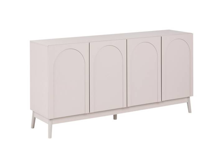 SIDEBOARD mit 4 Türen Hellbeige Boulia