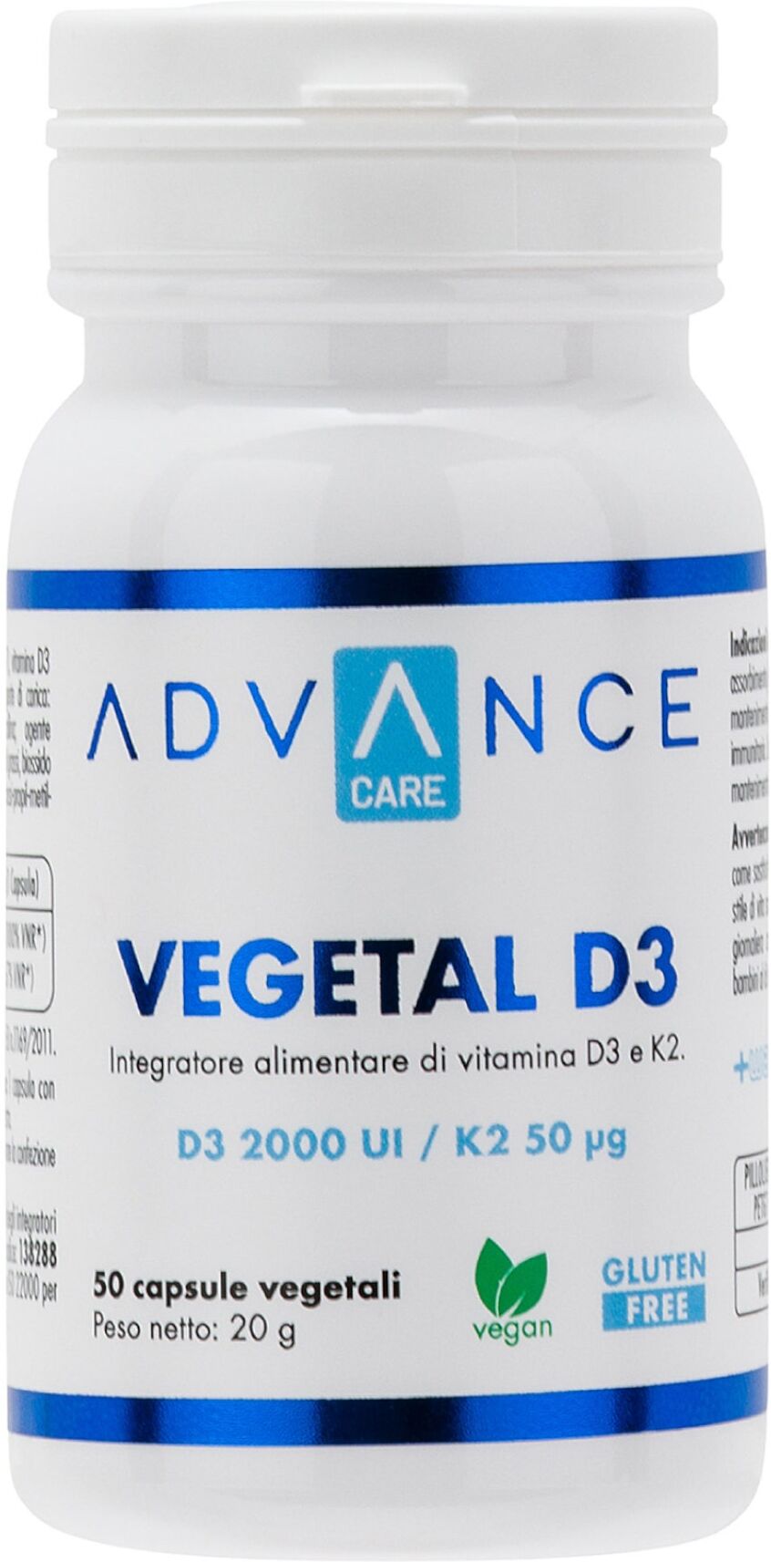 +WATT Advance Care - Vegetal D3 50 Capsule 