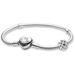 Pandora 28918 Damen Silberarmband Starterset Unendlichkeit, 18 cm