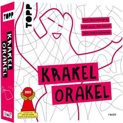Krakel-Orakel – Das Zeichenspiel für alle, die nicht zeichnen können. Nominiert zum Spiel des Jahres 2025