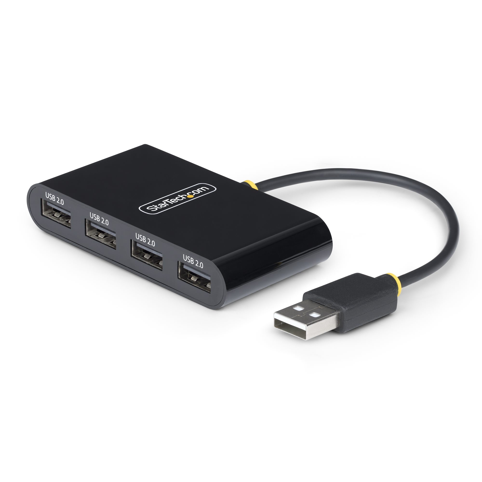 StarTech.com 4-Port USB 2.0 Hub, 4x USB-A, 480Mbps, Überstromschutz (OCP) ST4200MINI2-USB-HUB