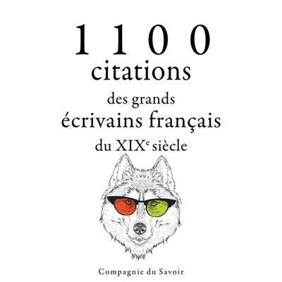 1100 citations des grands écrivains français du XIXe siècle - Víctor Hugo,Alexandre Dumas,Guy de Maupassant,Honore de Balzac,François de La