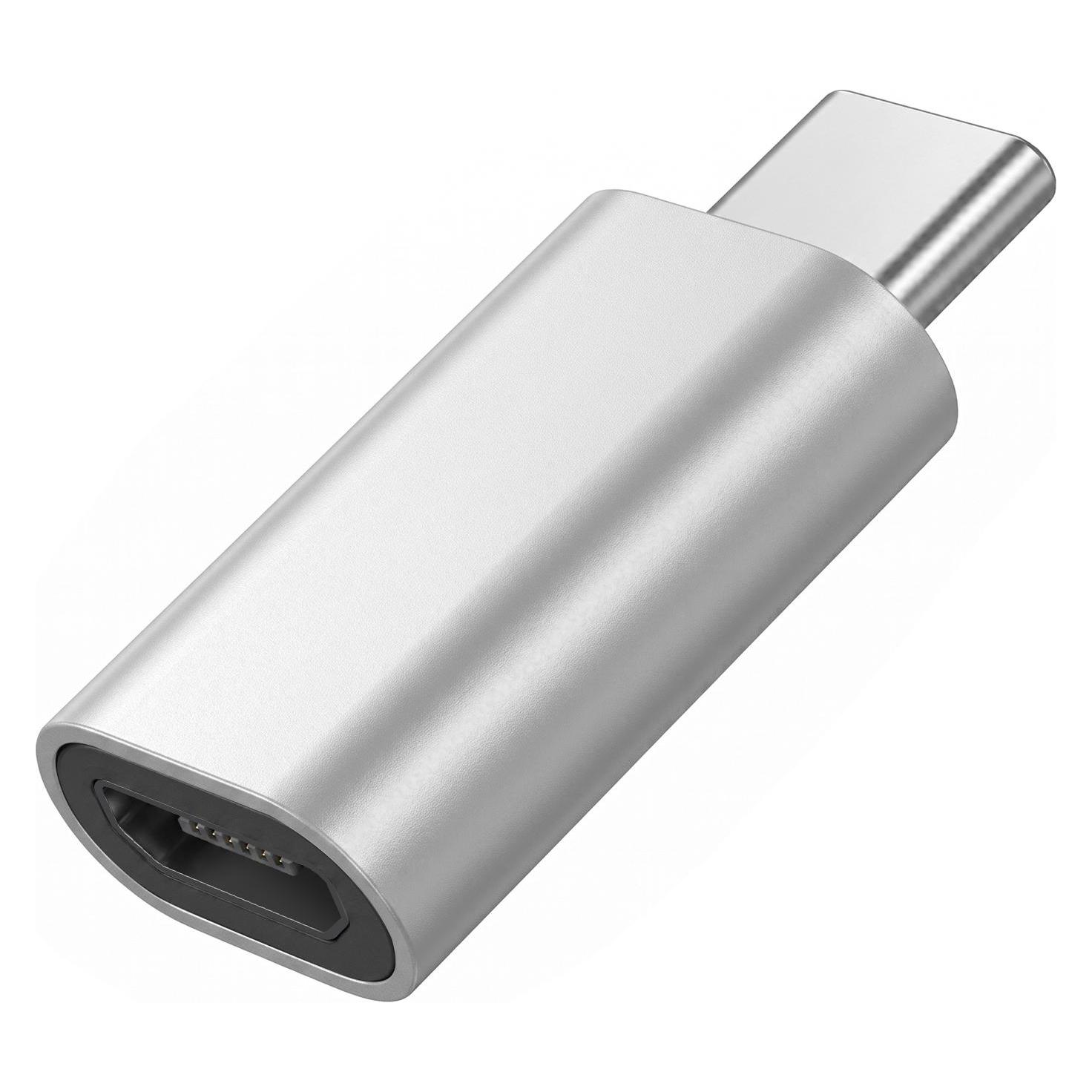 Blue Star Premier Converter Blue Star Adapter Micro USB to Type C Blue Star - white (Micro USB, USB-C) (ADA-BSTAR-M2C-SL)