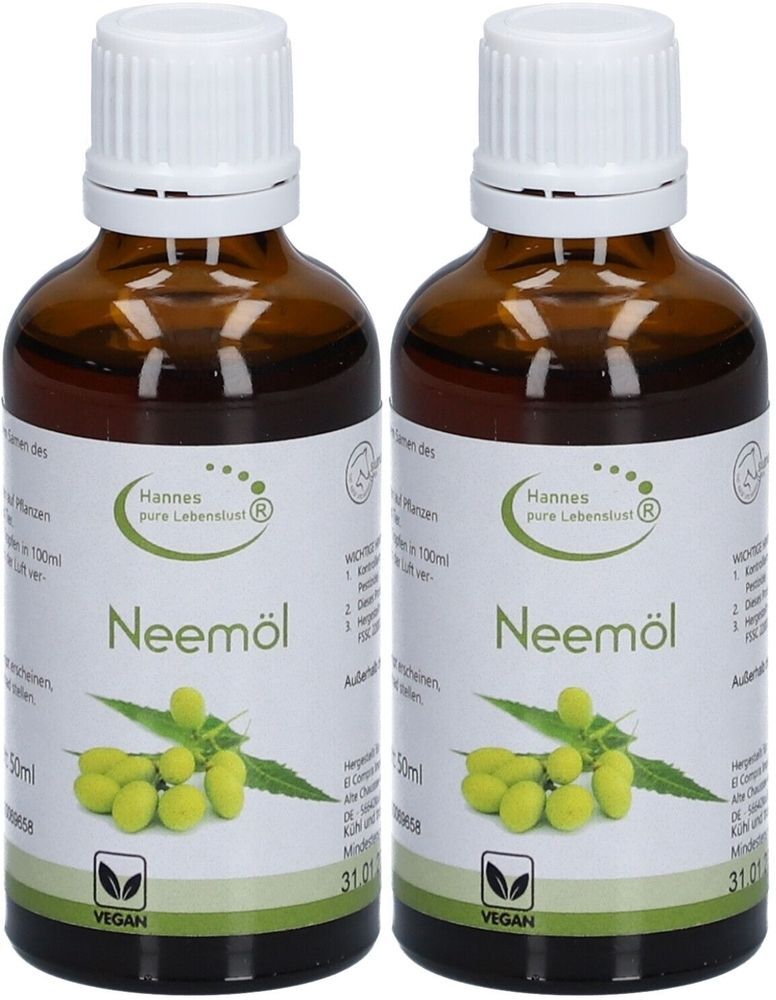 Pure Neemöl 2x 2x50 ml Öl