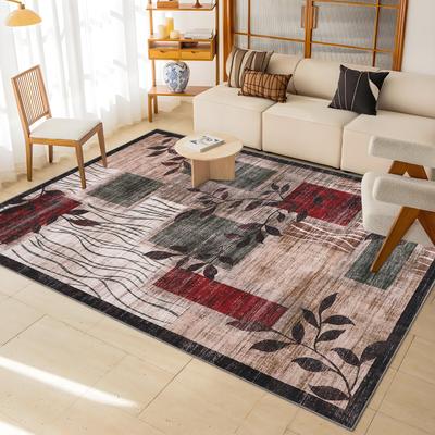 Garvee Modern Rustic Geometric Block Branch Area Rug