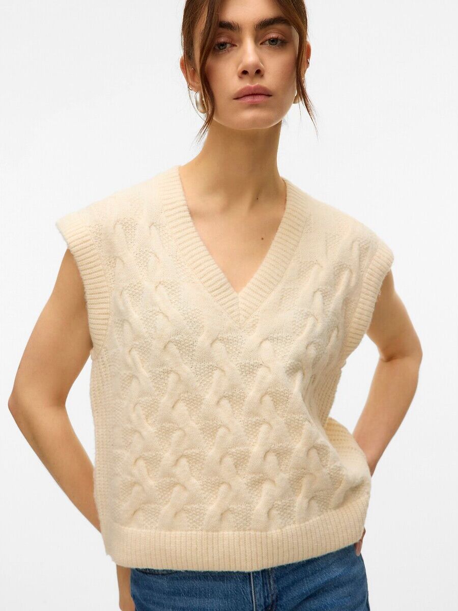 VERO MODA Pull col V